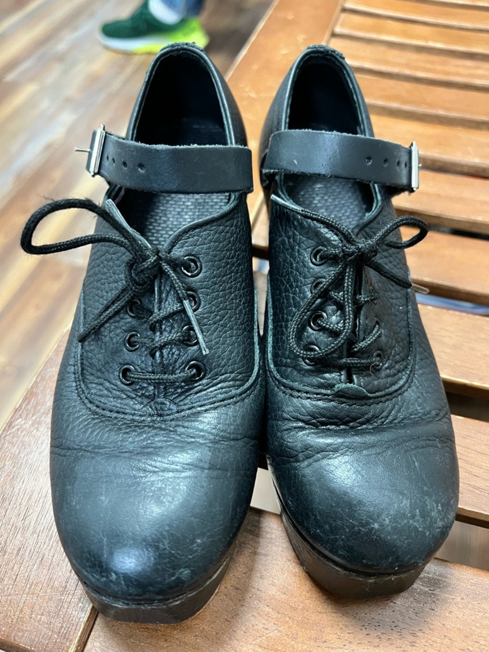 Rutherford Irish Dance Hard Shoes girls size 1 - Picture 2 of 5